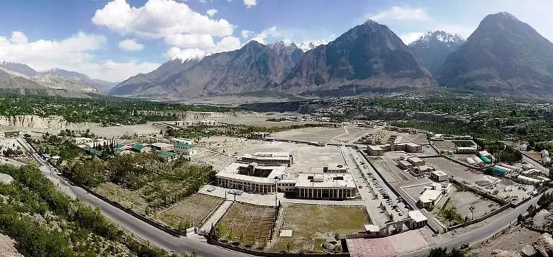 Mountain valley landscape